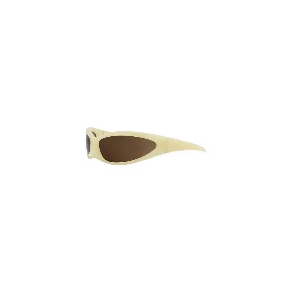 Солнцезащитные очки Balenciaga Wrap Around «Yellow/Brown» 3