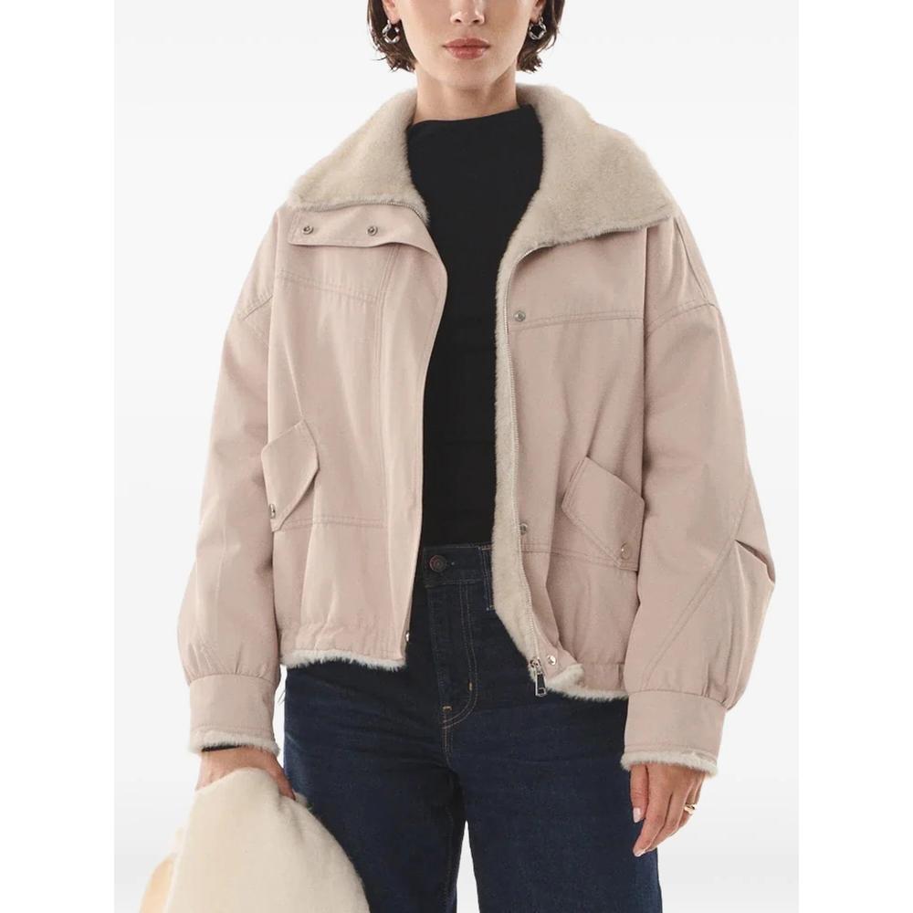 Elton reversible faux fur-collar jacket 2
