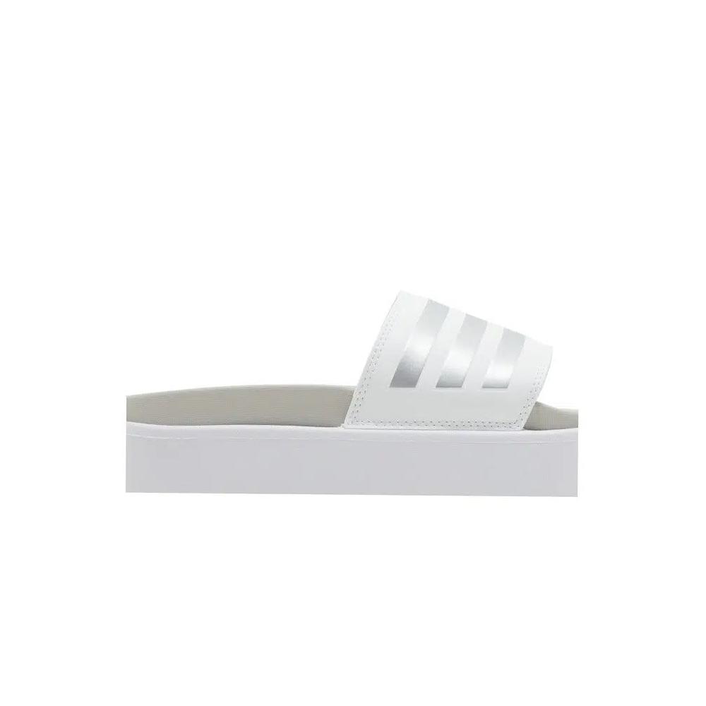 Шлепанцы Adidas Wmns Adilette Platform Slide 'Белый Zero Metallic' 2