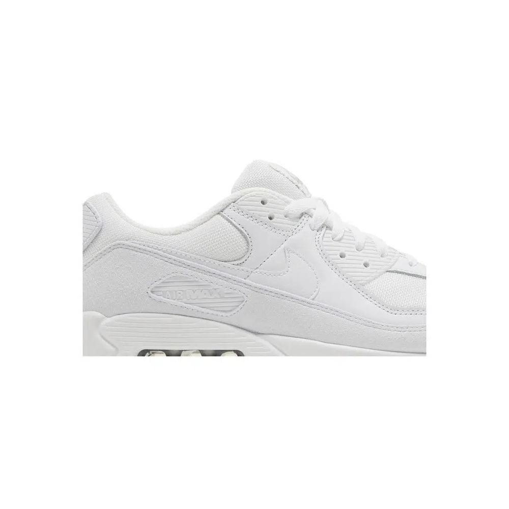 Кроссовки Nike Air Max 90 Premium 'White Metallic Silver' 2