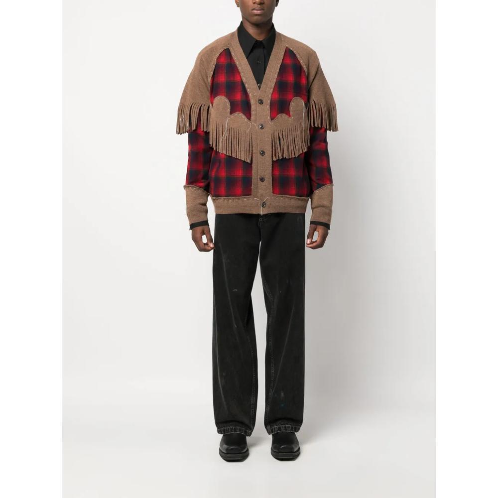 x Pendleton fringe-trim wool cardigan 2