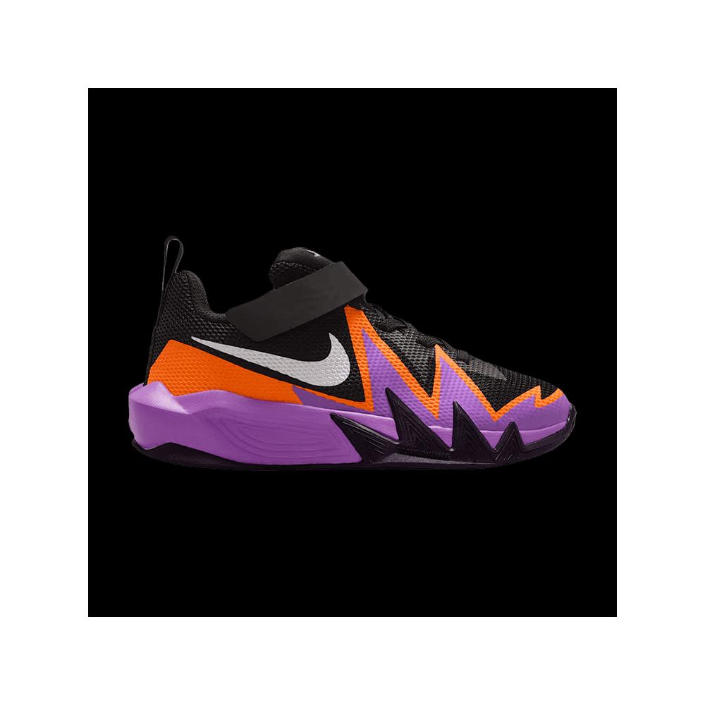 Кроссовки Nike S.T. Dynamite PS 'Black Bright Violet Total Orange Metallic Silver' 1