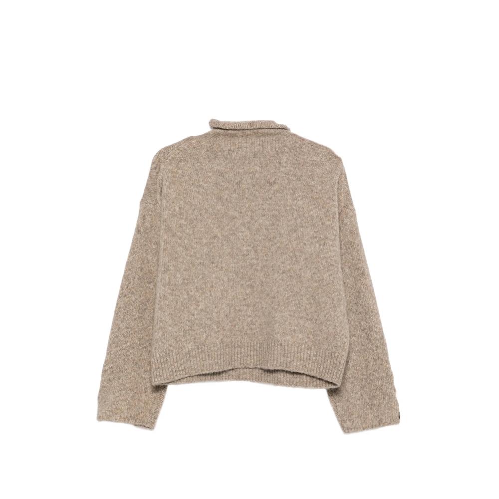button-cuff turtleneck sweater 2