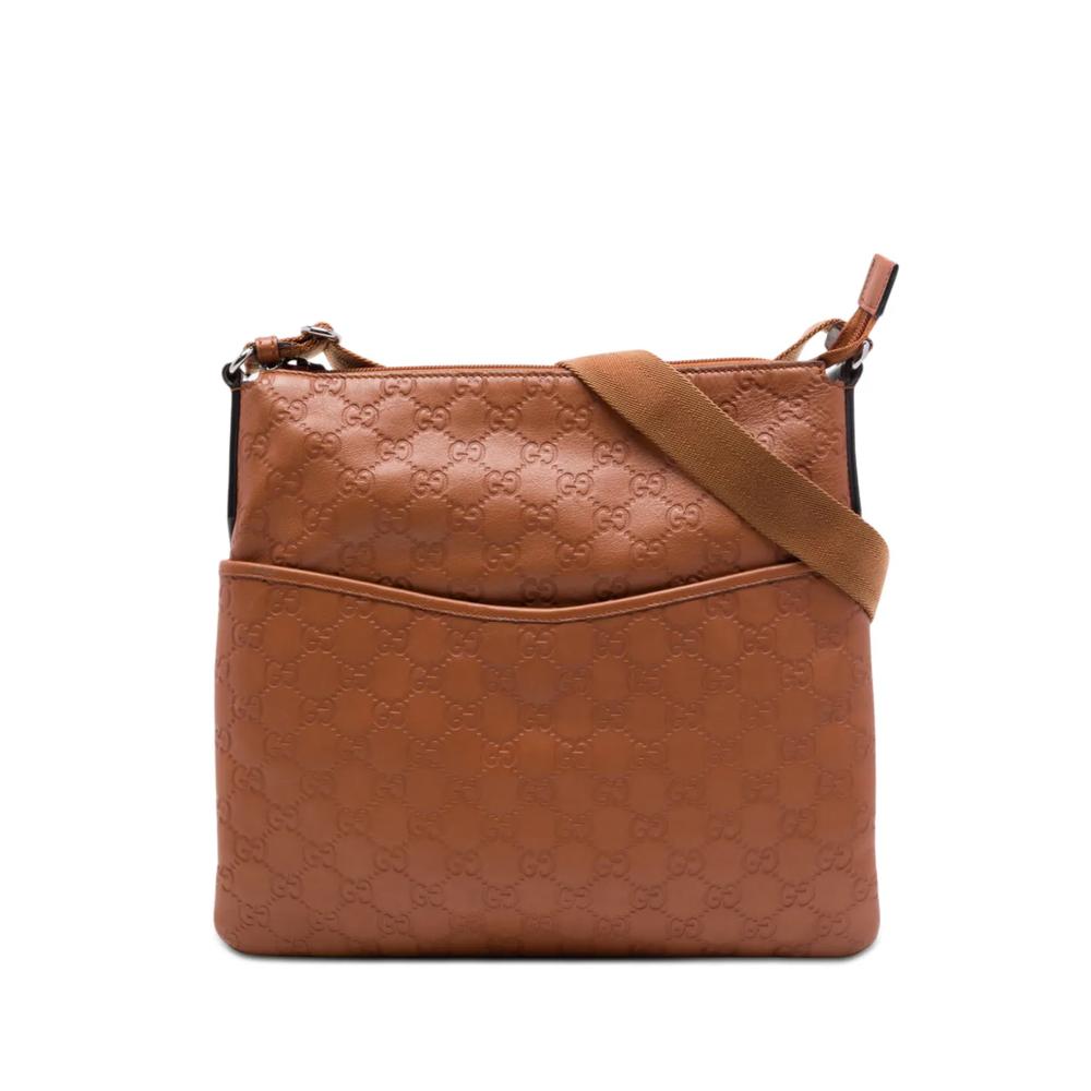 Сумка через плечо Guccissima Flat Messenger Bag (2016-2026 годы) 1
