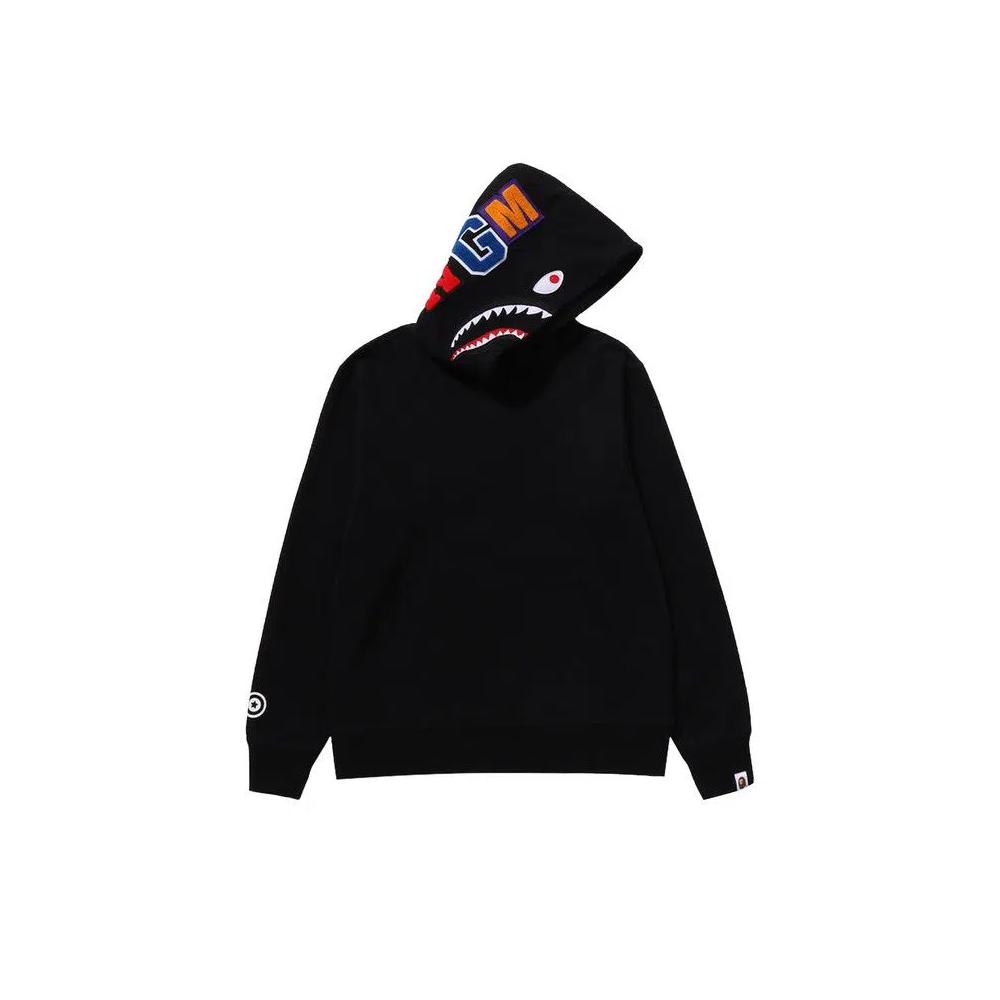 Топы BAPE Shark Pullover Hoodie 'Black' 1