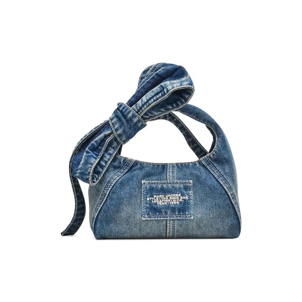Сумка через плечо Marc Jacobs Bow Denim Mini Sack 'Medium Wash' 2
