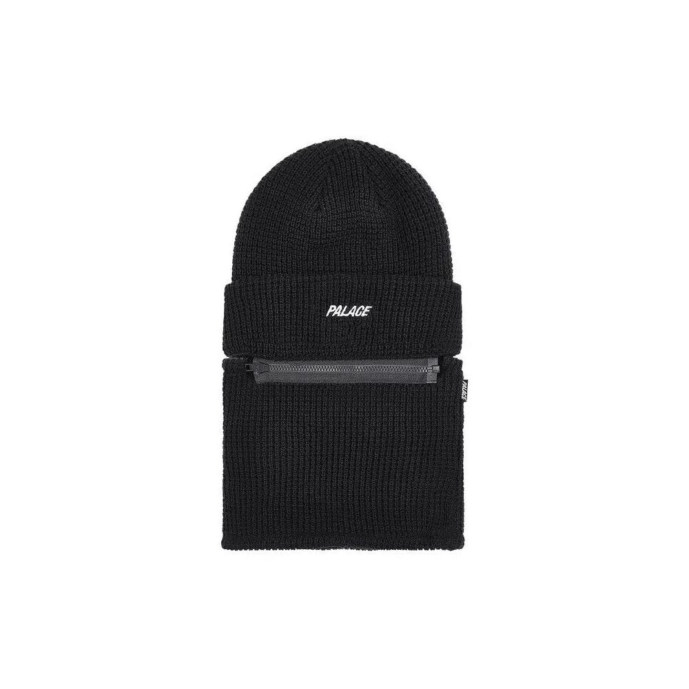 Шапки-бини Palace Zip Off Facewarmer P Beanie 'Black' 2