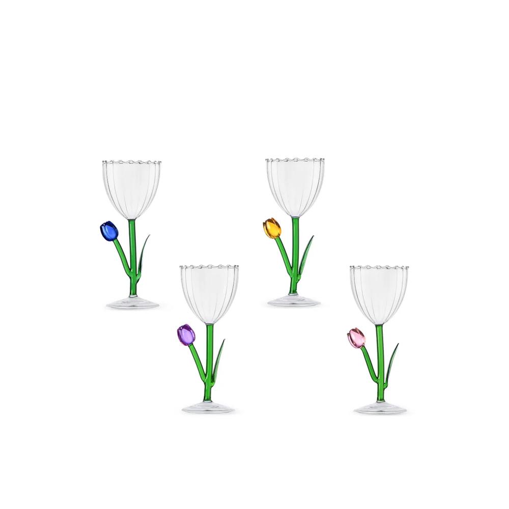 Набор Botanica Optical из четырех стаканов 1