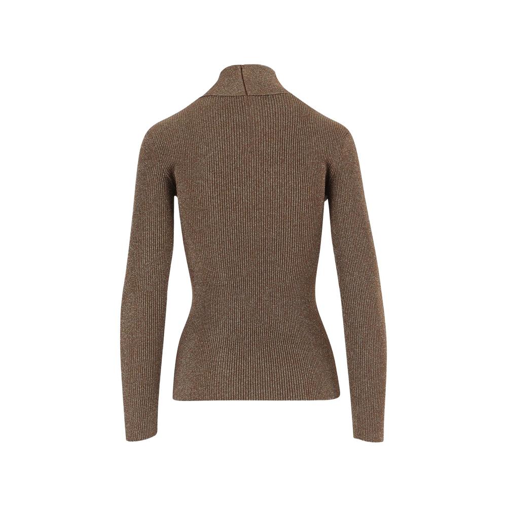 long-sleeve ribbed cut-out T-shirt 2