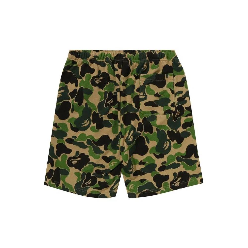 Шорты BAPE ABC Camo Shark Sweatshorts 'Green' 2