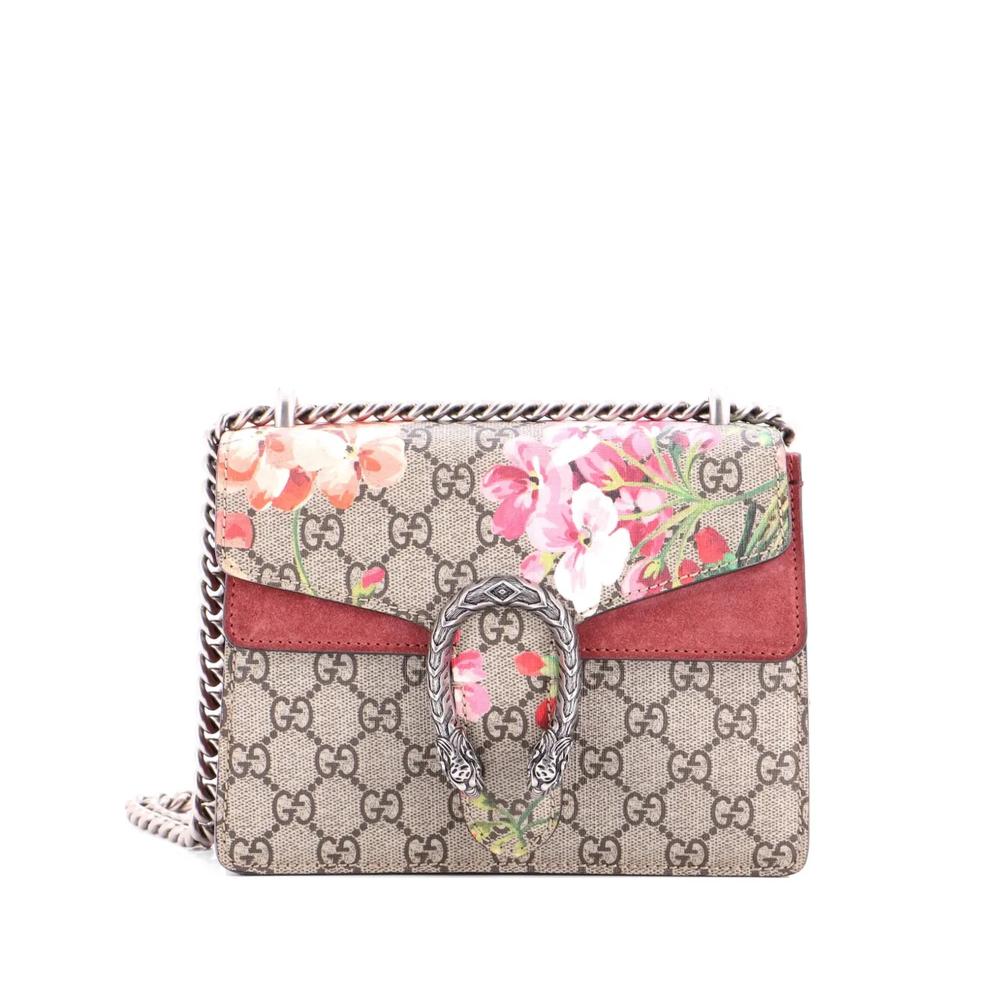 Маленькая сумка на плечо Dionysus Bag Blooms с логотипом GG 1