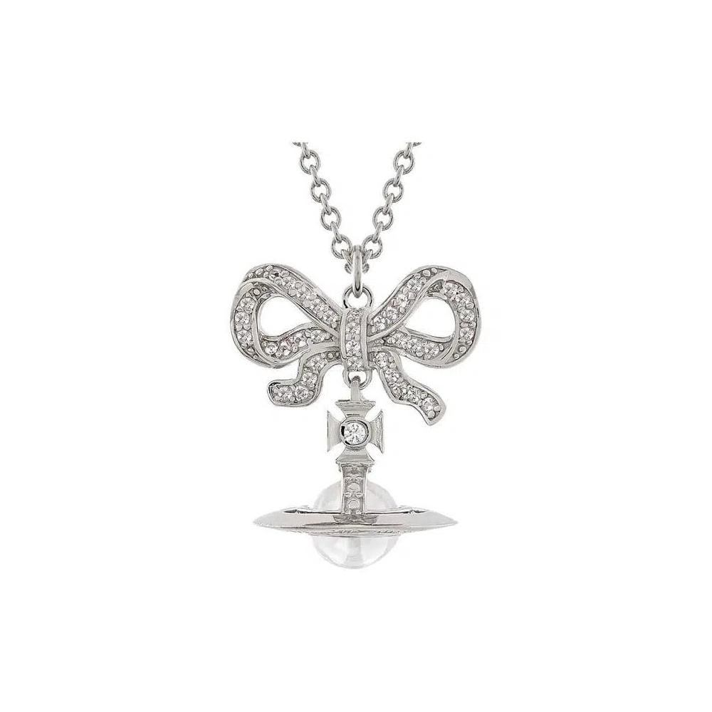 Ожерелья Vivienne Westwood Octavie Pendant 'Platinum/White/Clear' 2
