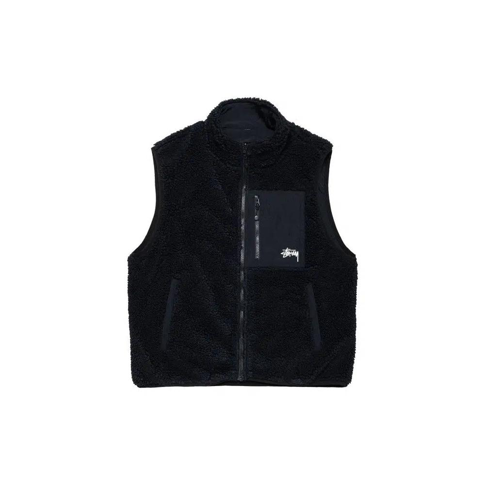 Жилеты Stussy Sherpa Reversible Vest 'Black' 1