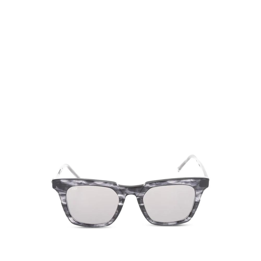 marble-effect square-frame sunglasses 1