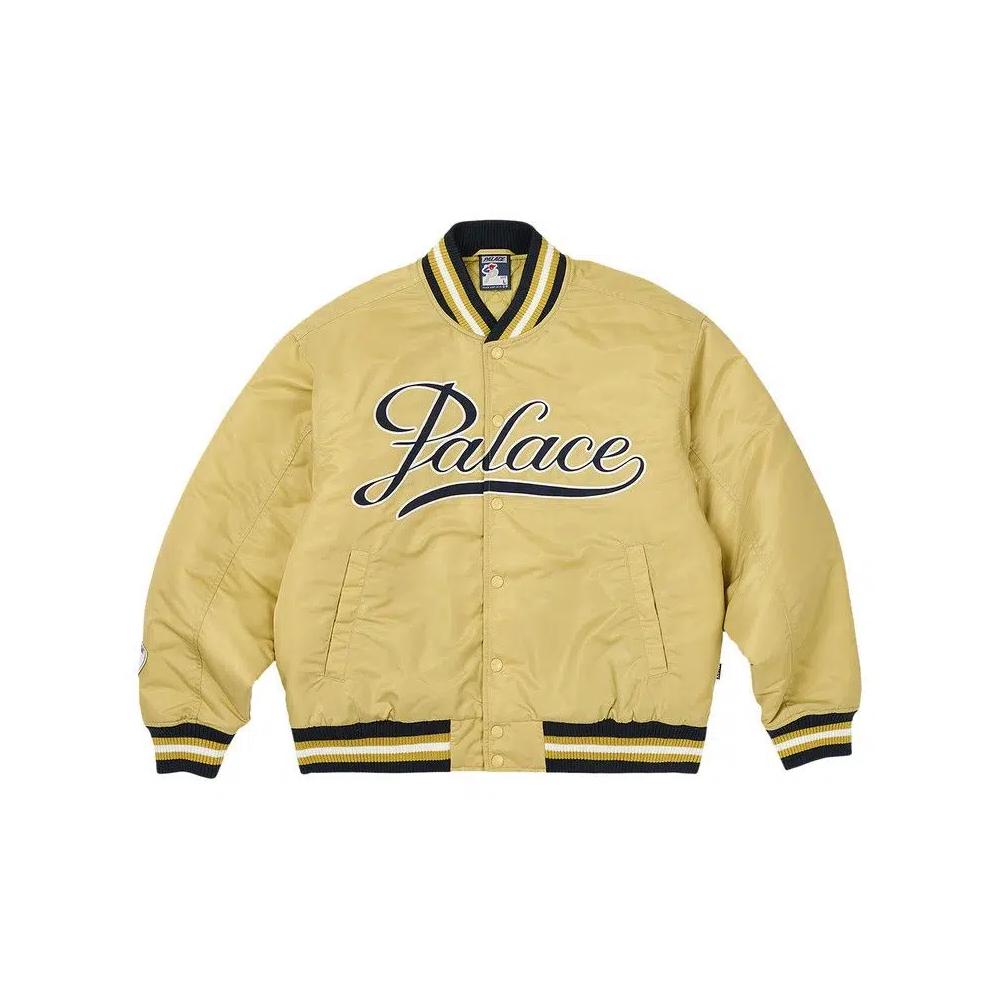 Варсити-куртки Palace Satin The Arena Jacket 'Gold' 1