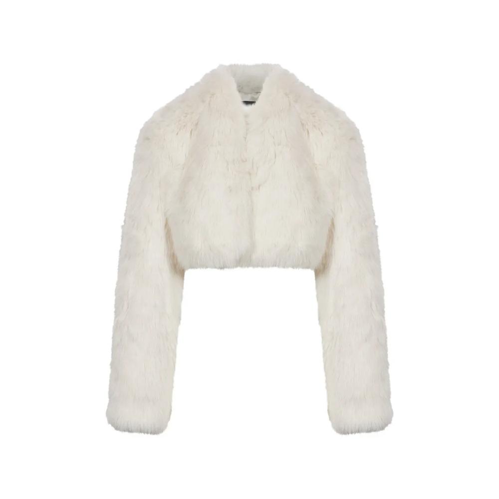 faux-fur cropped jacket 1