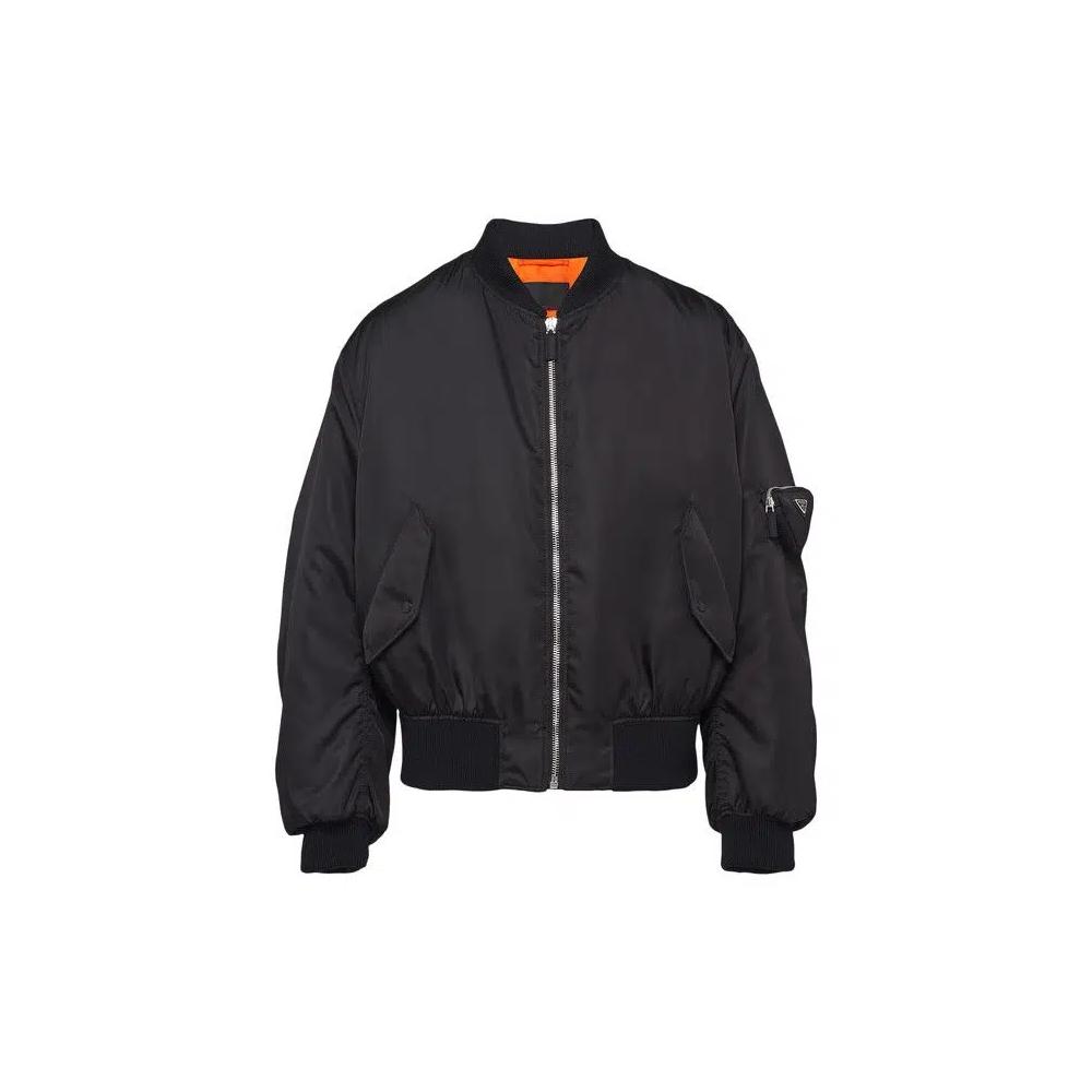 Бомберы Prada Re-Nylon Bomber Jacket 'Black' 1
