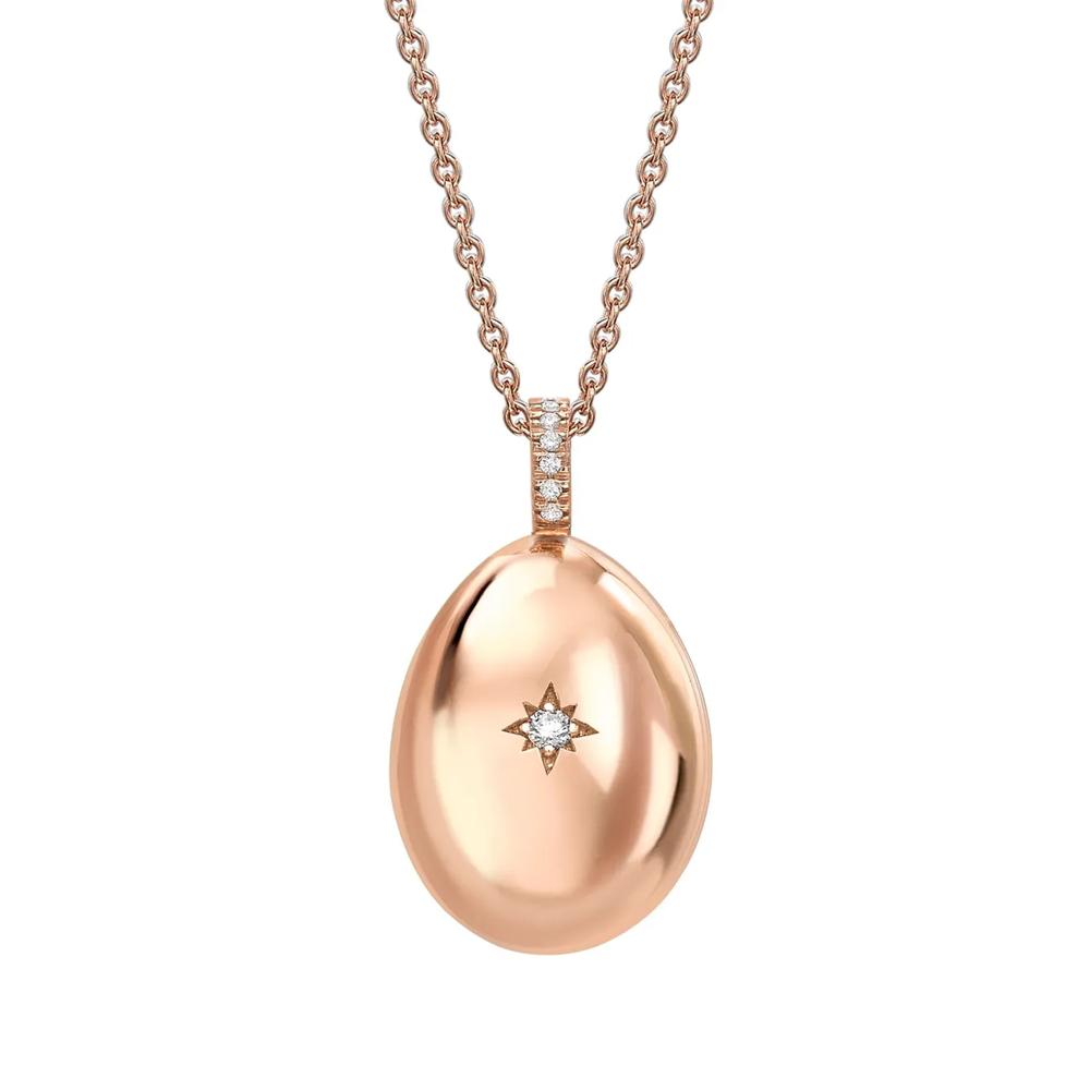 Подвеска Fabergé Essence I Love You из розового золота 2