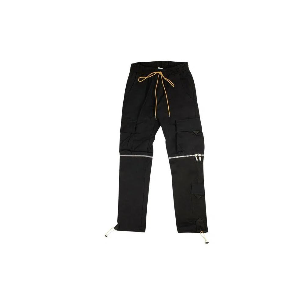 Карго-брюки Rhude Zip Cargo Pants 'Черный' 1