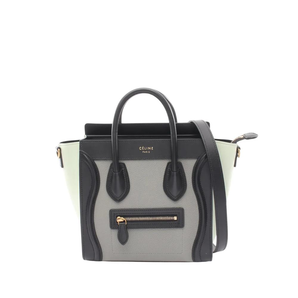 Сумка-сэтчел Nano Tricolor Leather Luggage Tote (2000-2026 годы) 1