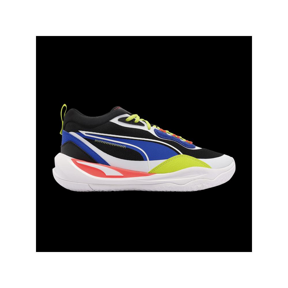 Кроссовки Puma Playmaker «Black Royal Lime» 1
