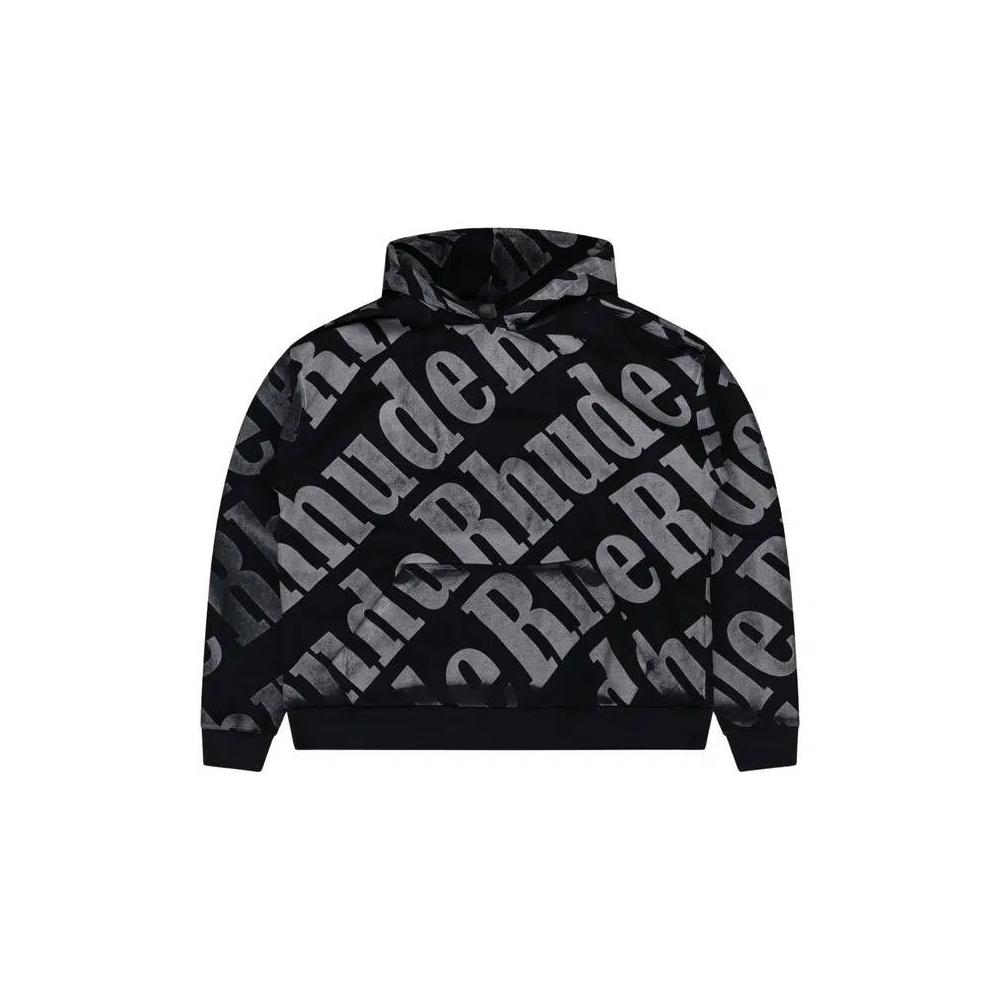 Худи Rhude All Over Hoodie 'Черный' 1
