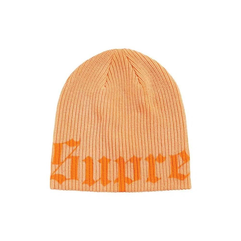Шапки-бини Supreme Old English Printed Beanie 'Light Orange' 1