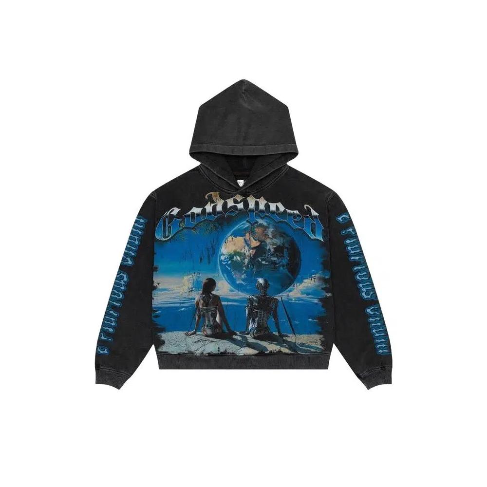 Худи Godspeed Artificial Love Hoodie 'Black Wash' 1