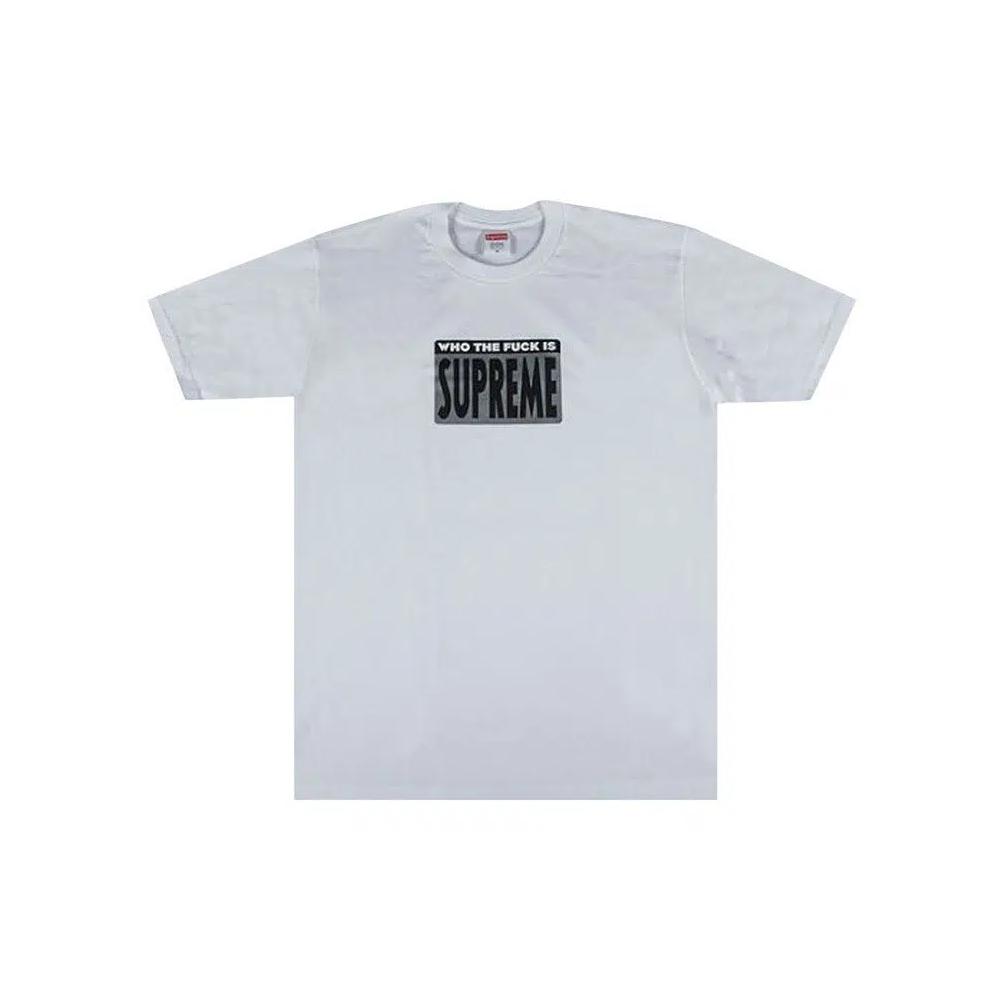 Футболки Supreme Who The Fuck Tee 'White' 1