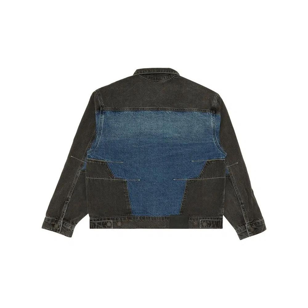 Джинсовые куртки Supreme 2-Tone Paneled Denim Jacket 'Black' 2