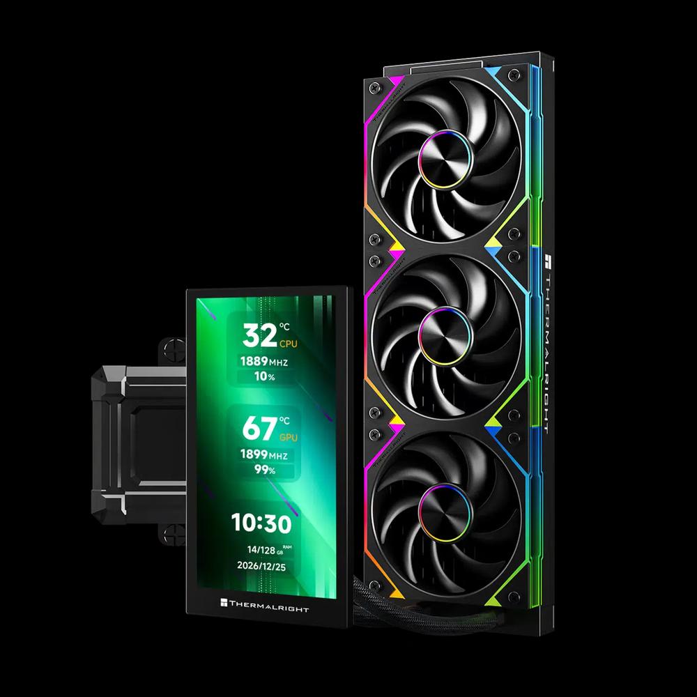 ThermalRight Dynamic Vision 360 ARGB BLACK 360mm СЖО — чёрный 1
