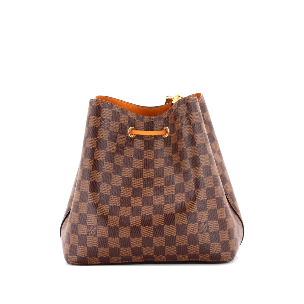 Сумка-ведро NeoNoe Damier with Leather MM 2