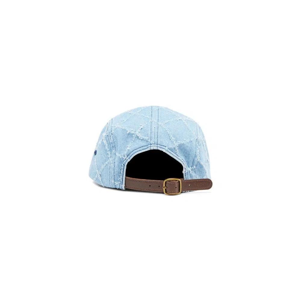 Кепки Supreme Punched Denim Camp Cap 'Вымытый индиго' 4