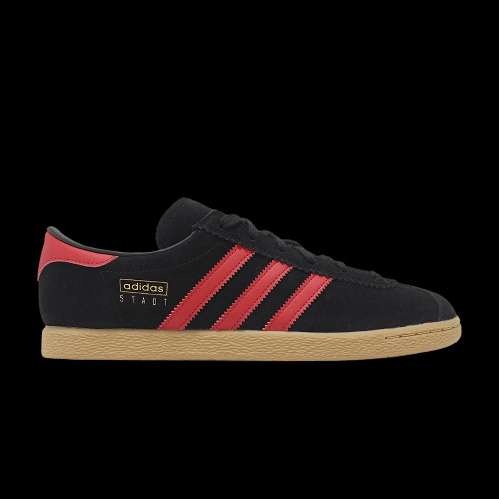 Кроссовки Adidas Stadt 'Black Scarlet Gum' 1