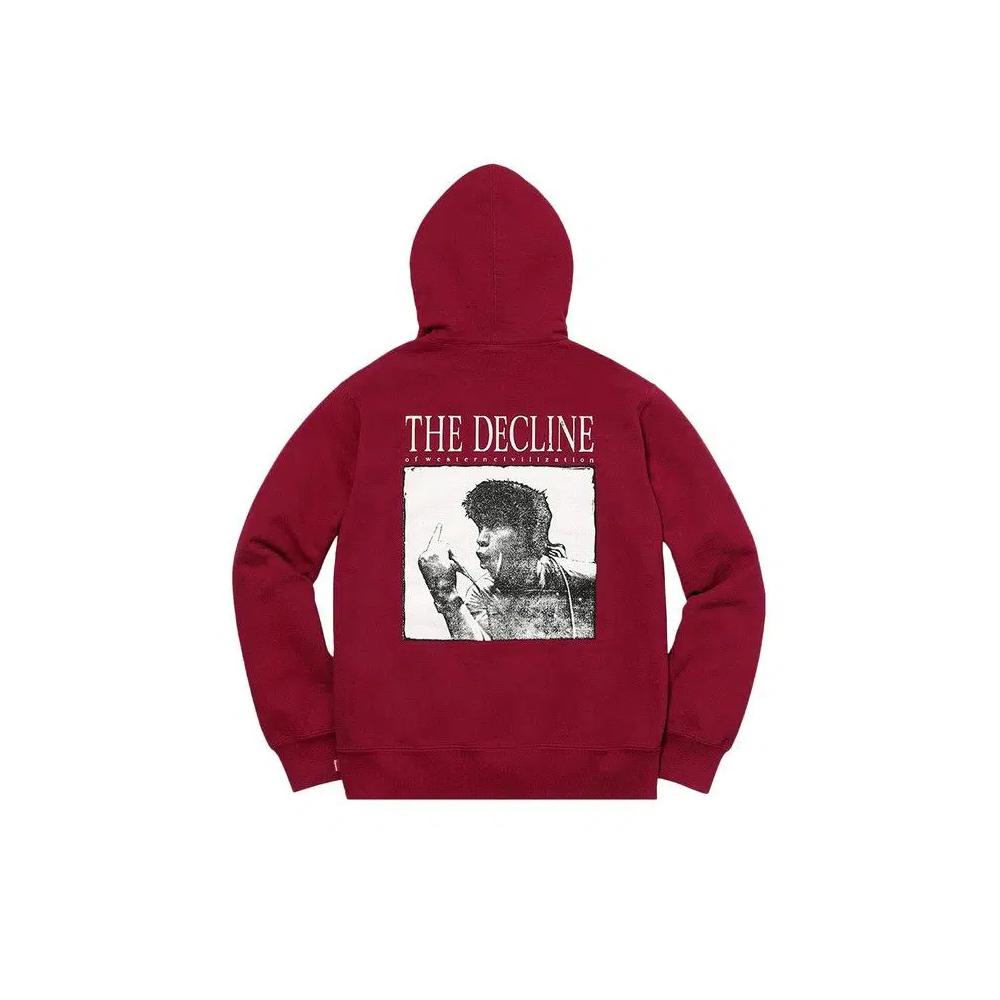 Худи Supreme Decline Hooded Sweatshirt 'Cardinal' 2