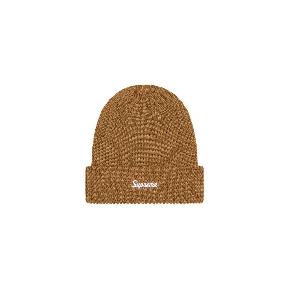 Шапки-бини Supreme Loose Gauge Beanie 'Tan' 1