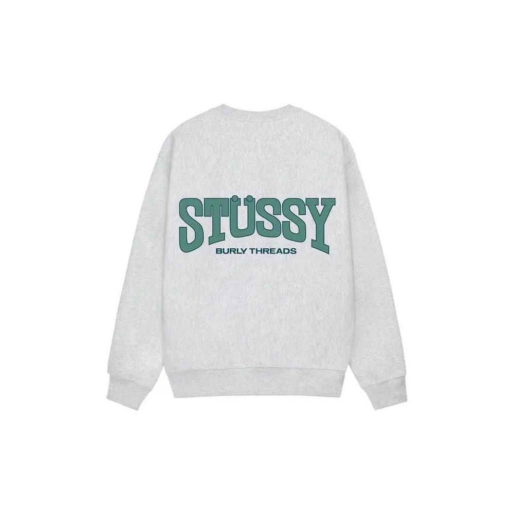 Топы Stussy Burly Threads Crew 'Серый' 2