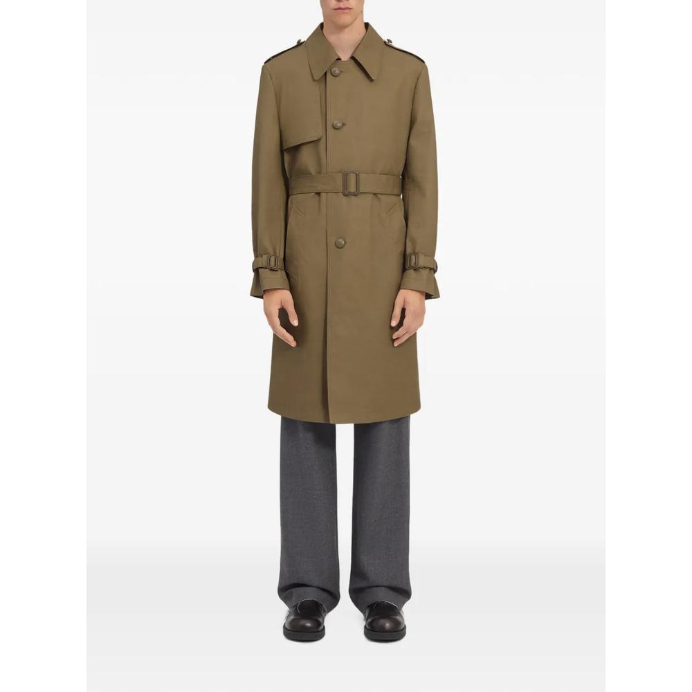 coated cotton trench coat 2