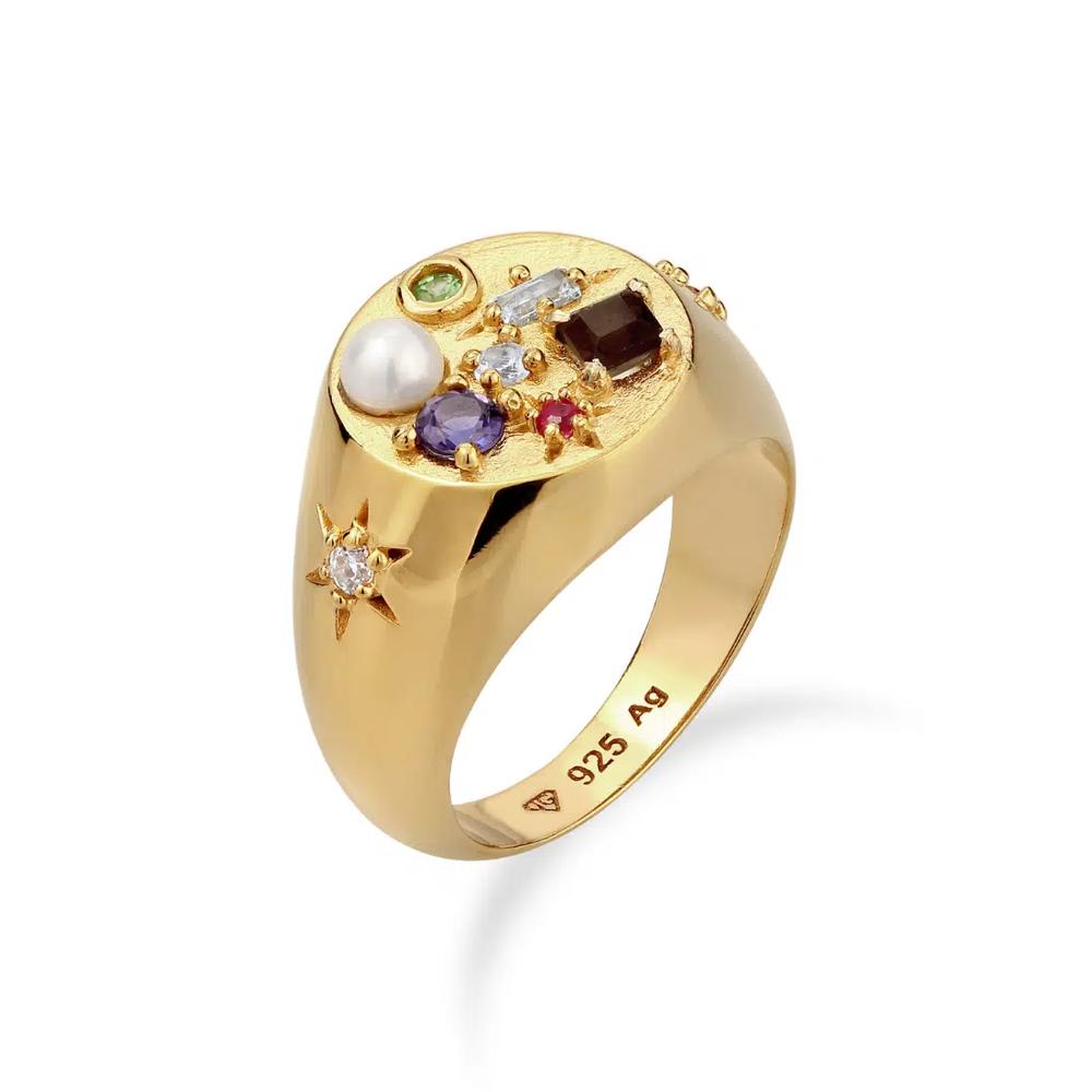 The Artifact Signet Ring – Позолоченное серебро 1