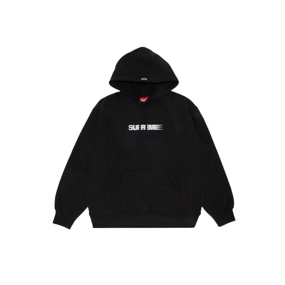 Худи Supreme Motion Logo Hooded Sweatshirt 'Black' 1