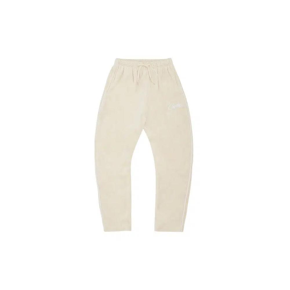 Брюки Corteiz Allstarz VVS Velour Bottoms 'Vanilla' 1