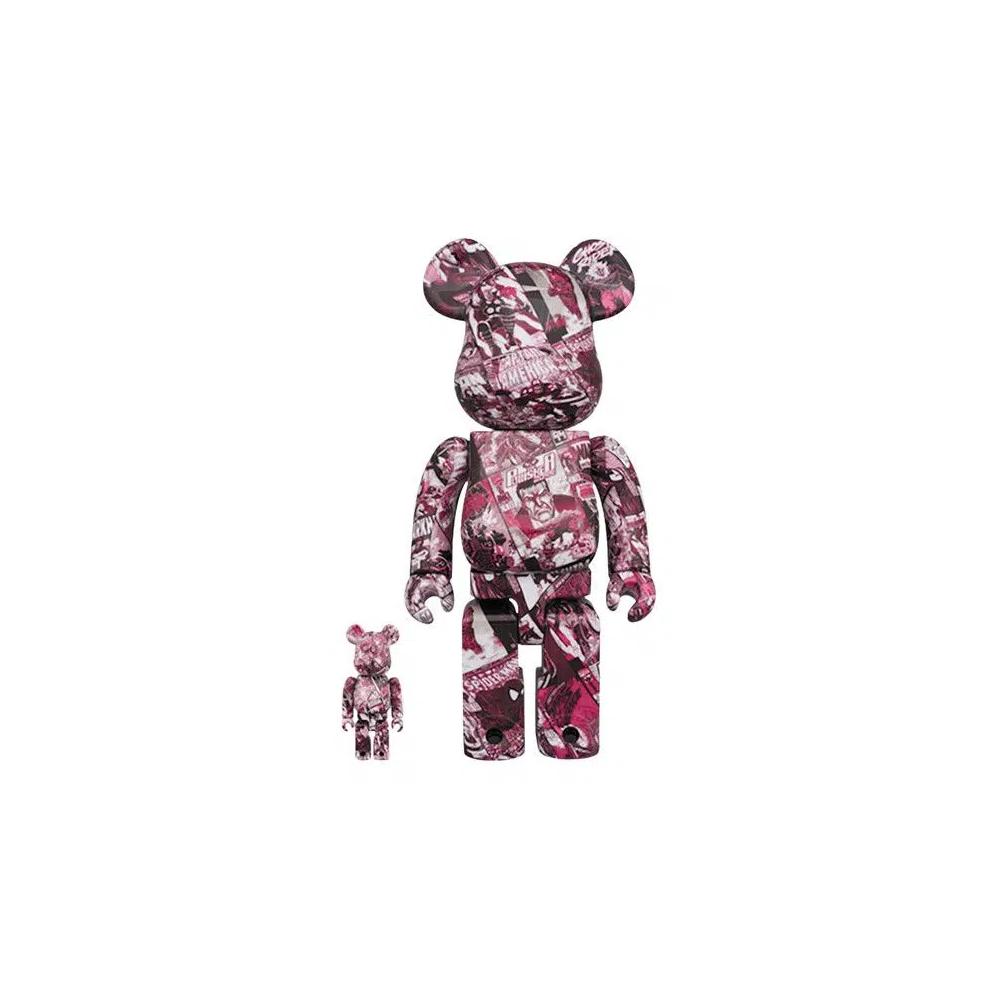 Фигурки BE@RBRICK x Marvel 80th Anniversary 100% & 400% Set 'Multicolor' 1