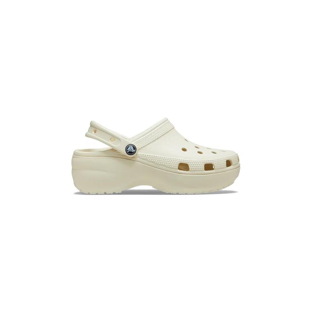 CROCS ЖЕНСКИЕ КЛОГИ CLASSIC PLATFORM BONE 1