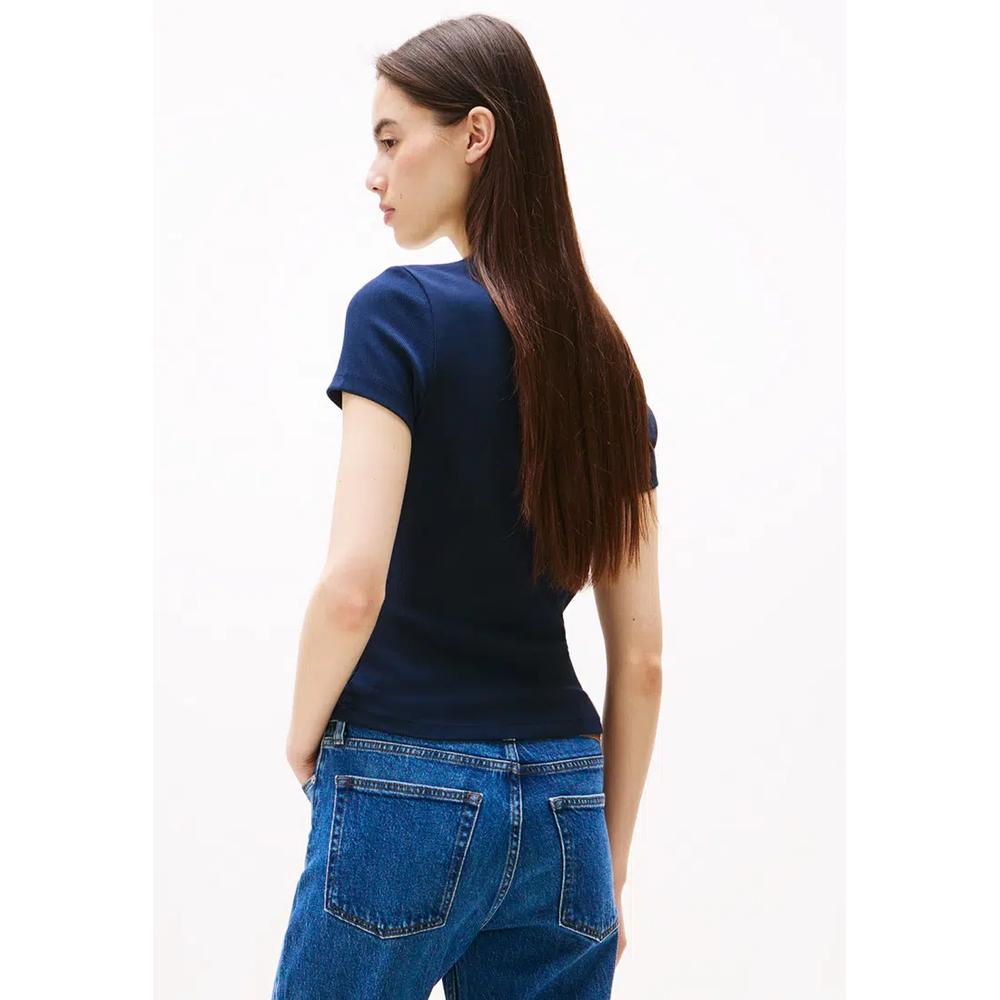 Футболка Slim Badge Rib - Tommy Jeans 2