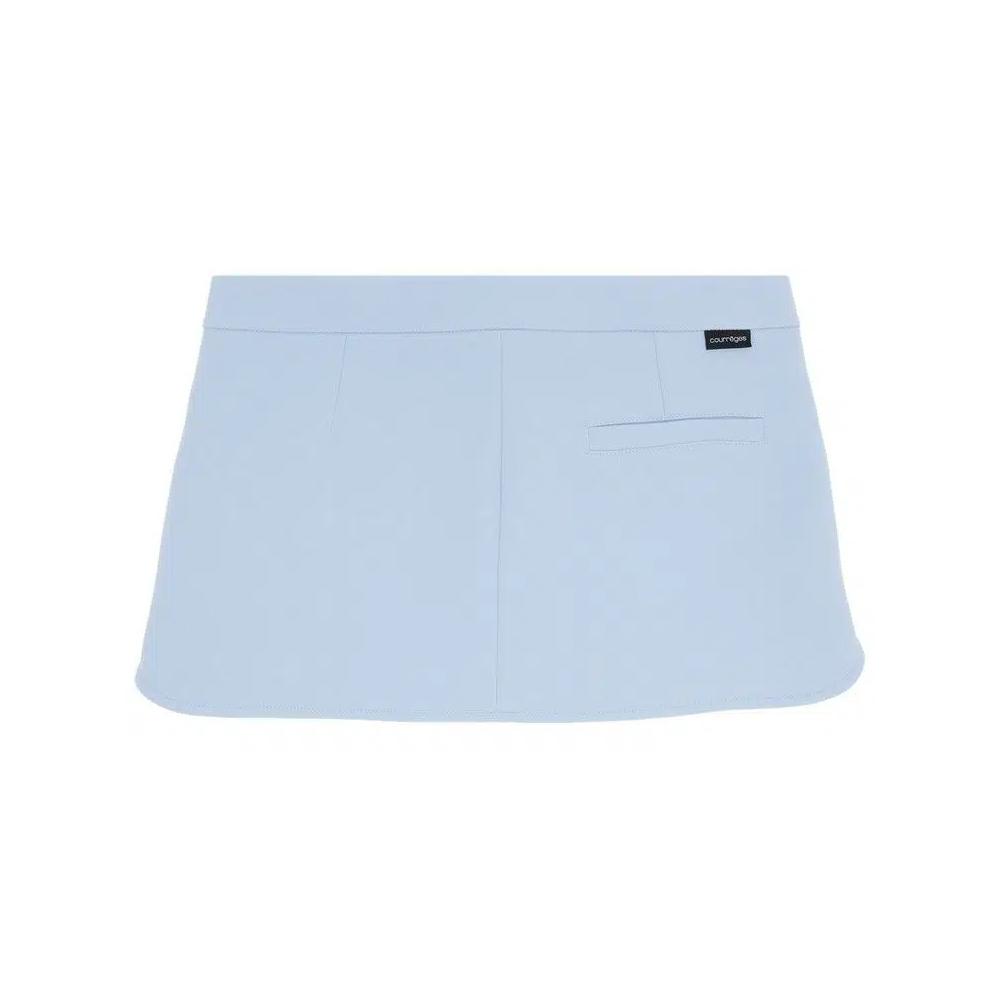 Юбки Courrèges Twill Heritage Pocket Mini Skirt 'Sky' 2