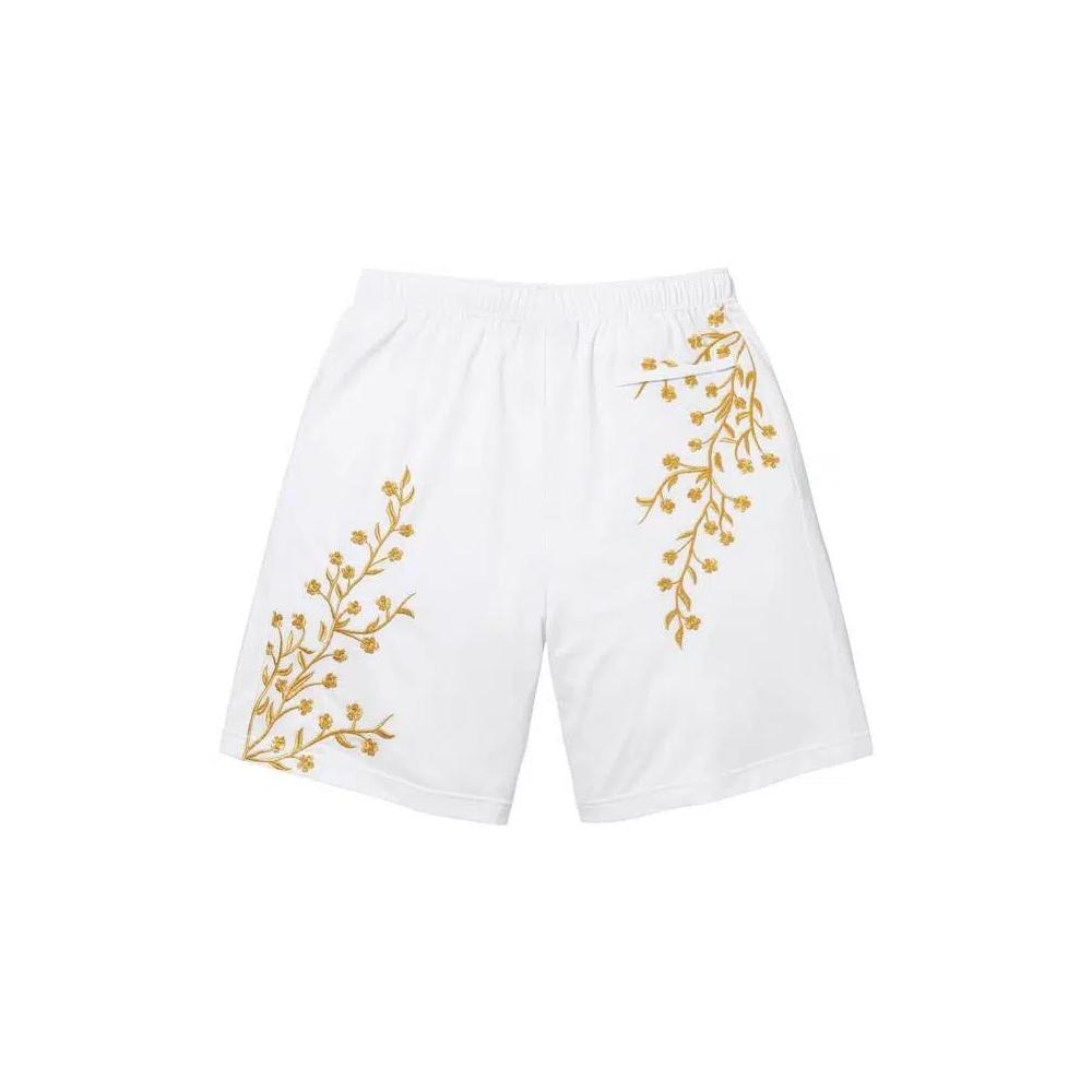 Шорты Supreme Floral Soccer Short 'White' 2