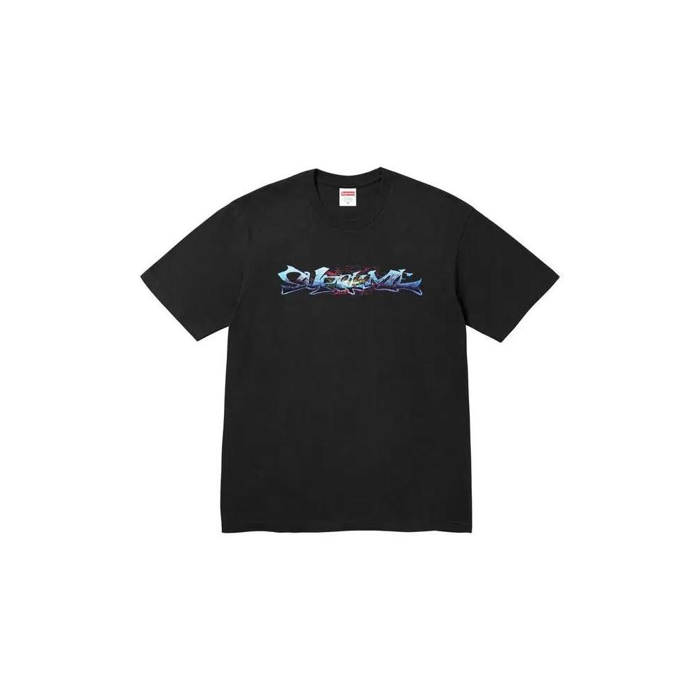 Футболки Supreme Tag Tee 'Black' 1