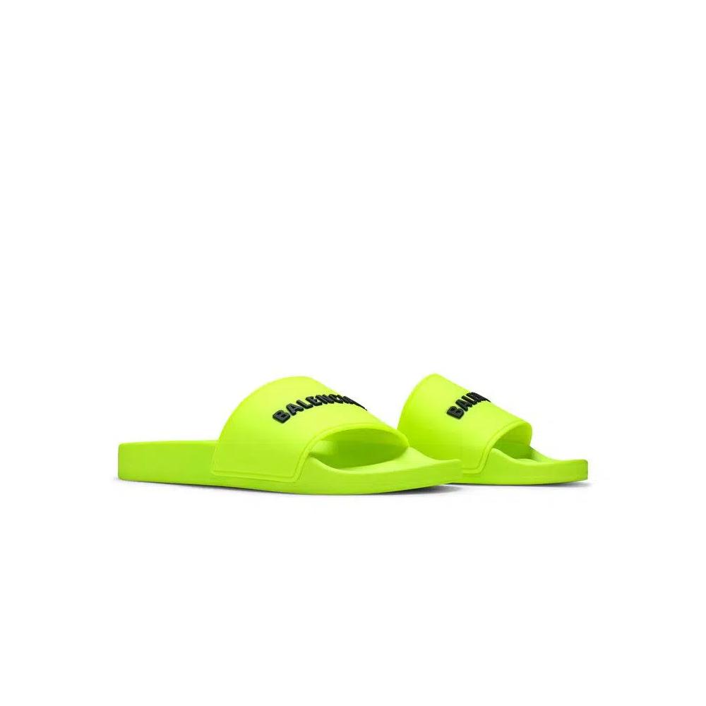 Balenciaga Wmns Pool Сланцы 'Флуо-желтый' 8