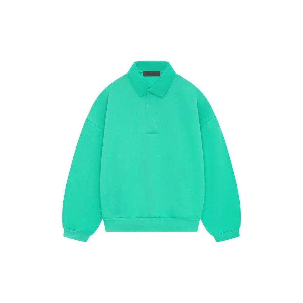 Поло Fear of God Essentials Long-Sleeve Polo 'Mint Leaf' 1