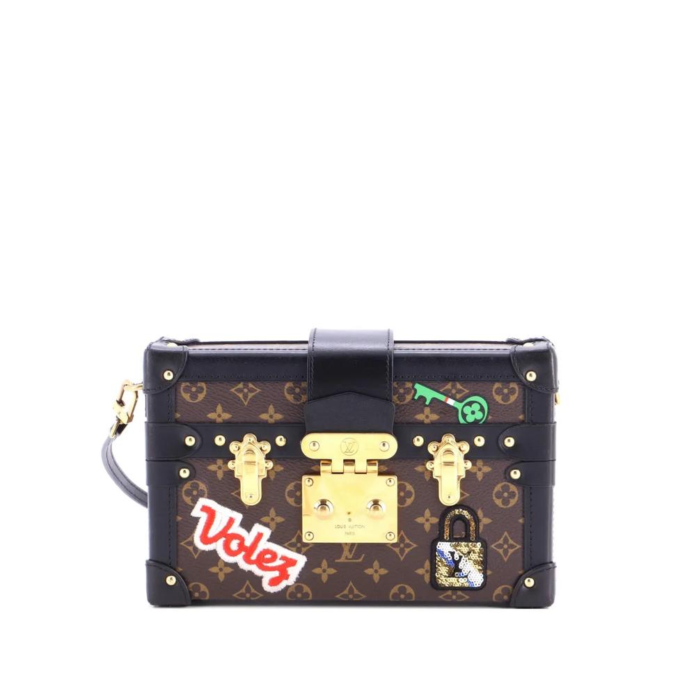 Сумка через плечо Petite Malle Handbag Limited Edition Patches Monogram Canvas 1